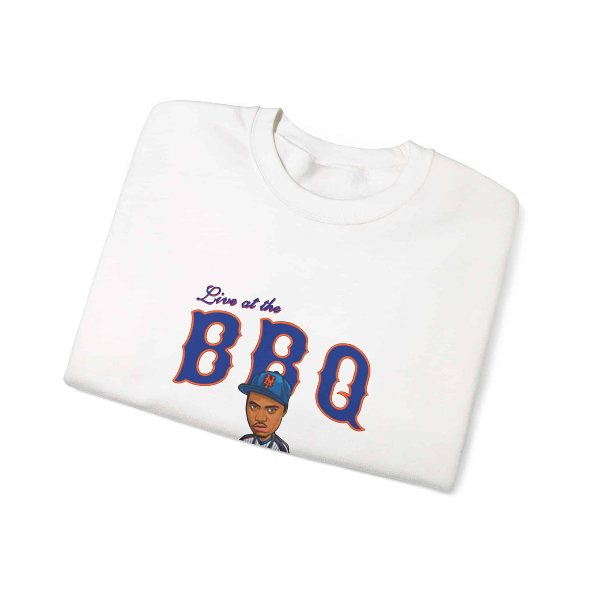 Rap Nas Live At The BBQ Crewneck Sweatshirt image 2