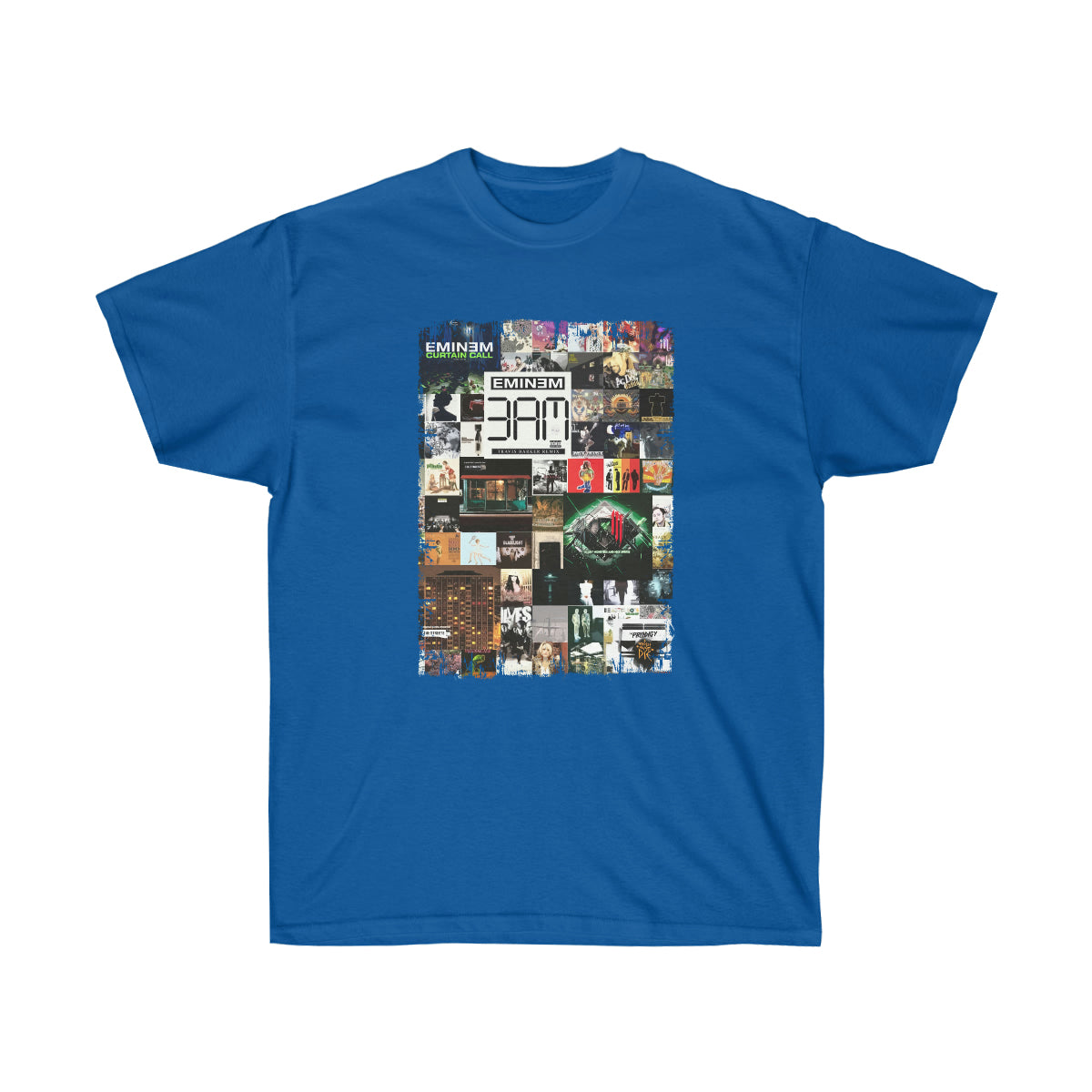 Curtain Call The Hits Men T-Shirt - Royal, 2XL image