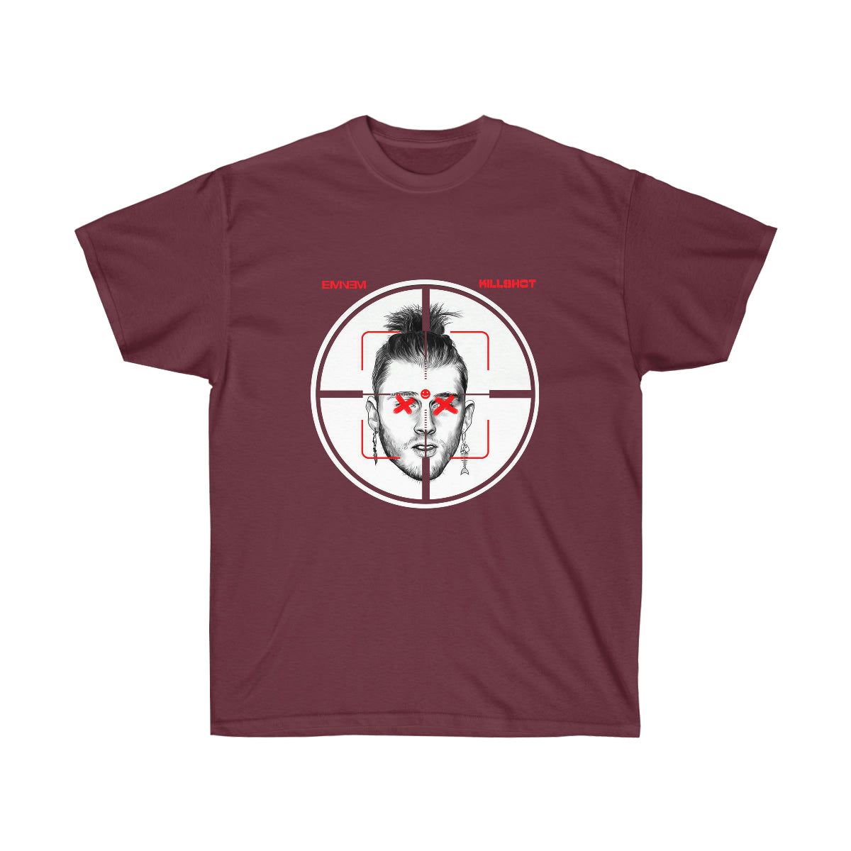 Rap K#llShot Men T-Shirt - Maroon, S image