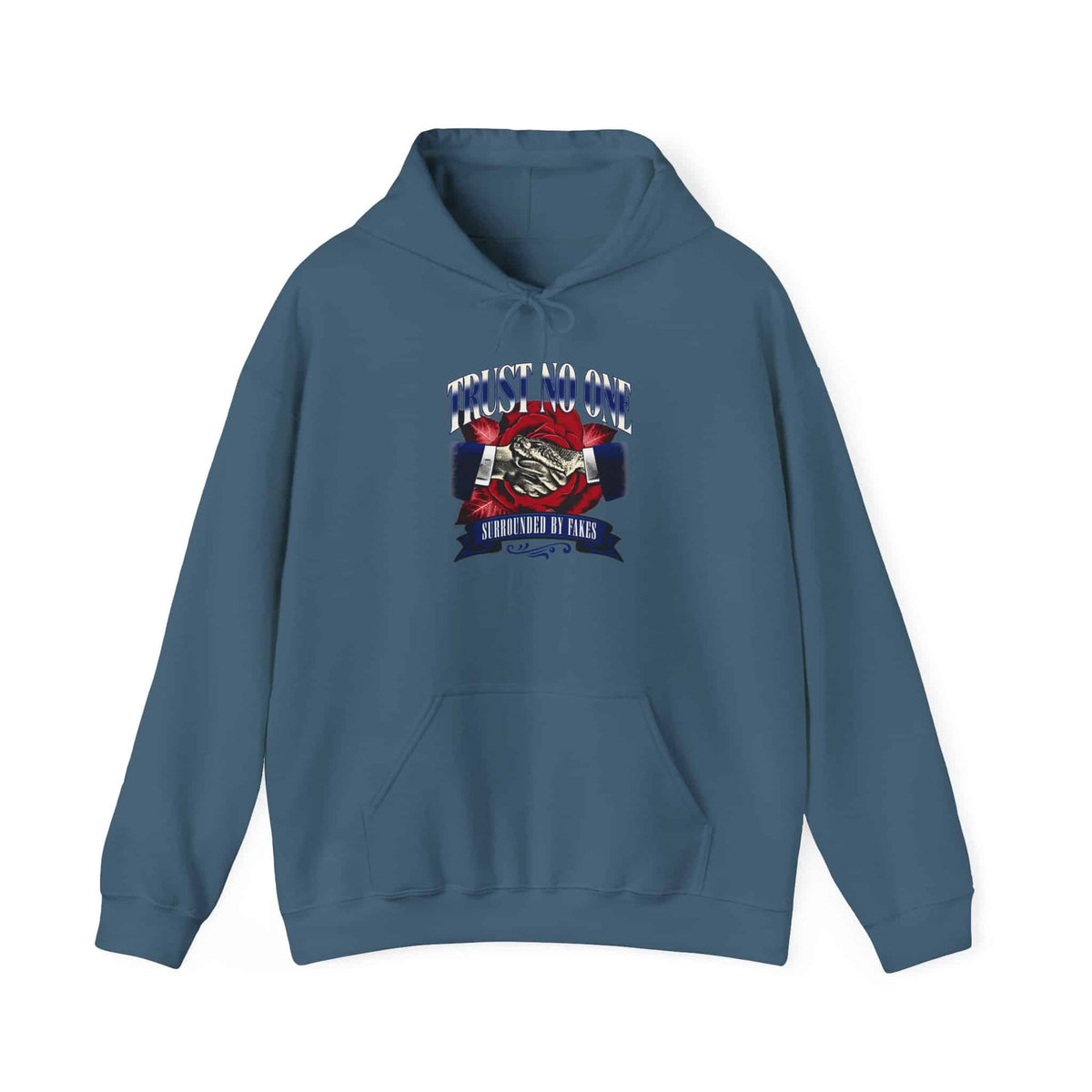 Graphic Print Hooded Sweatshirt - POD0037 image