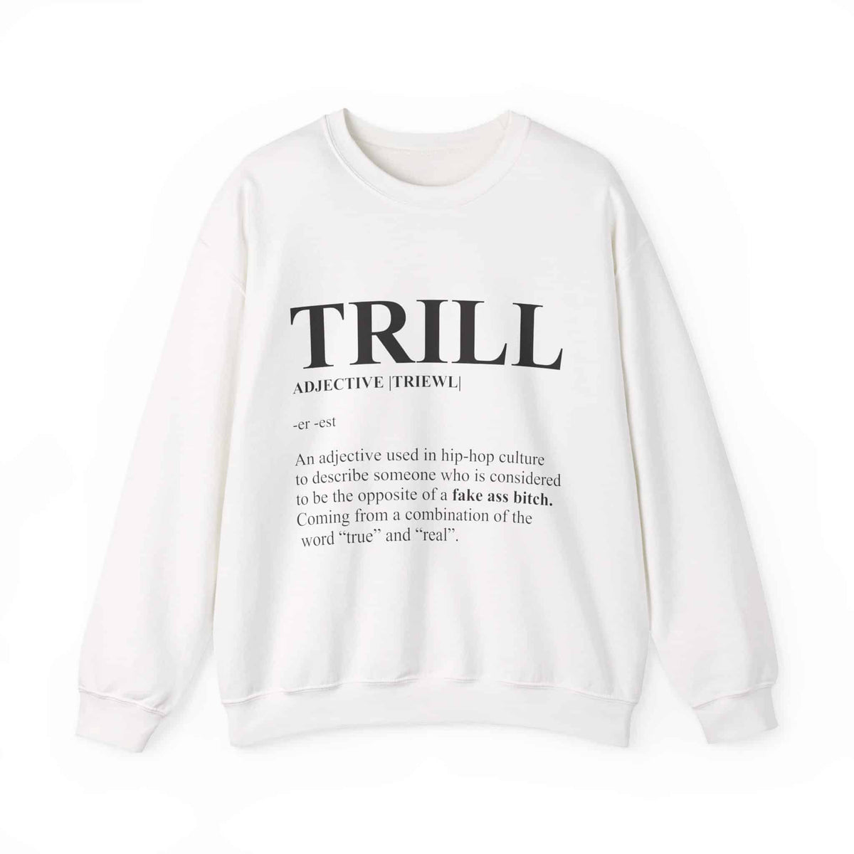 Trill Definition Crewneck Sweatshirt image