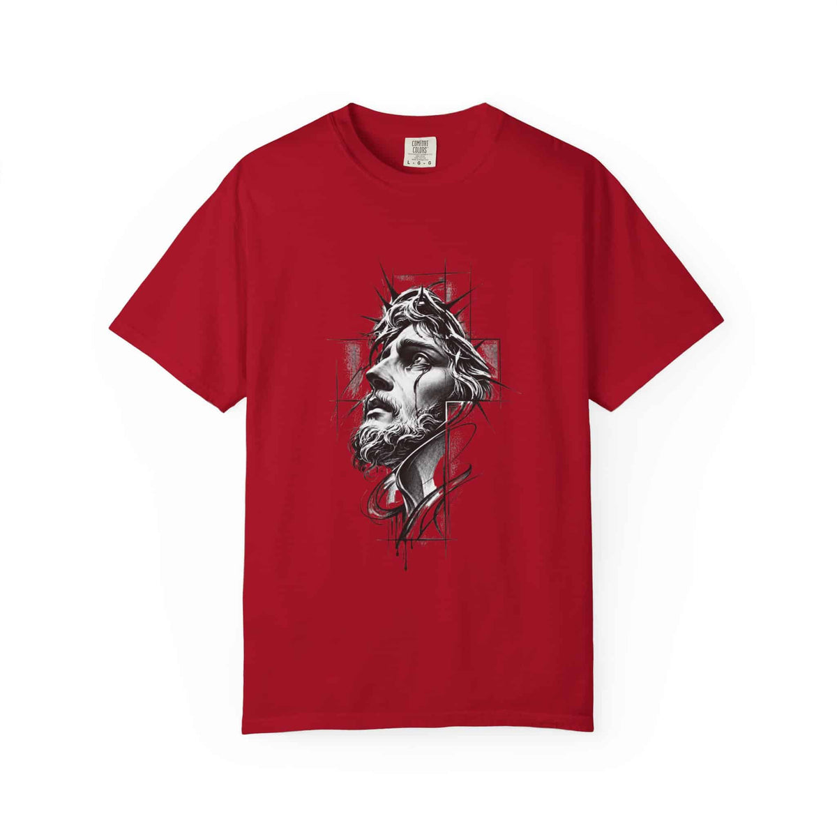 Crown of Faith 1 Unisex Garment-Dyed T-shirt image 54