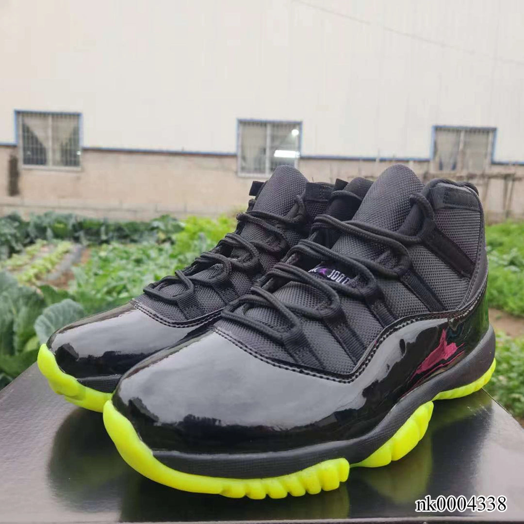 AJ 11 Black/Barely Volt Shoes Sneakers - nk0004338 image 5