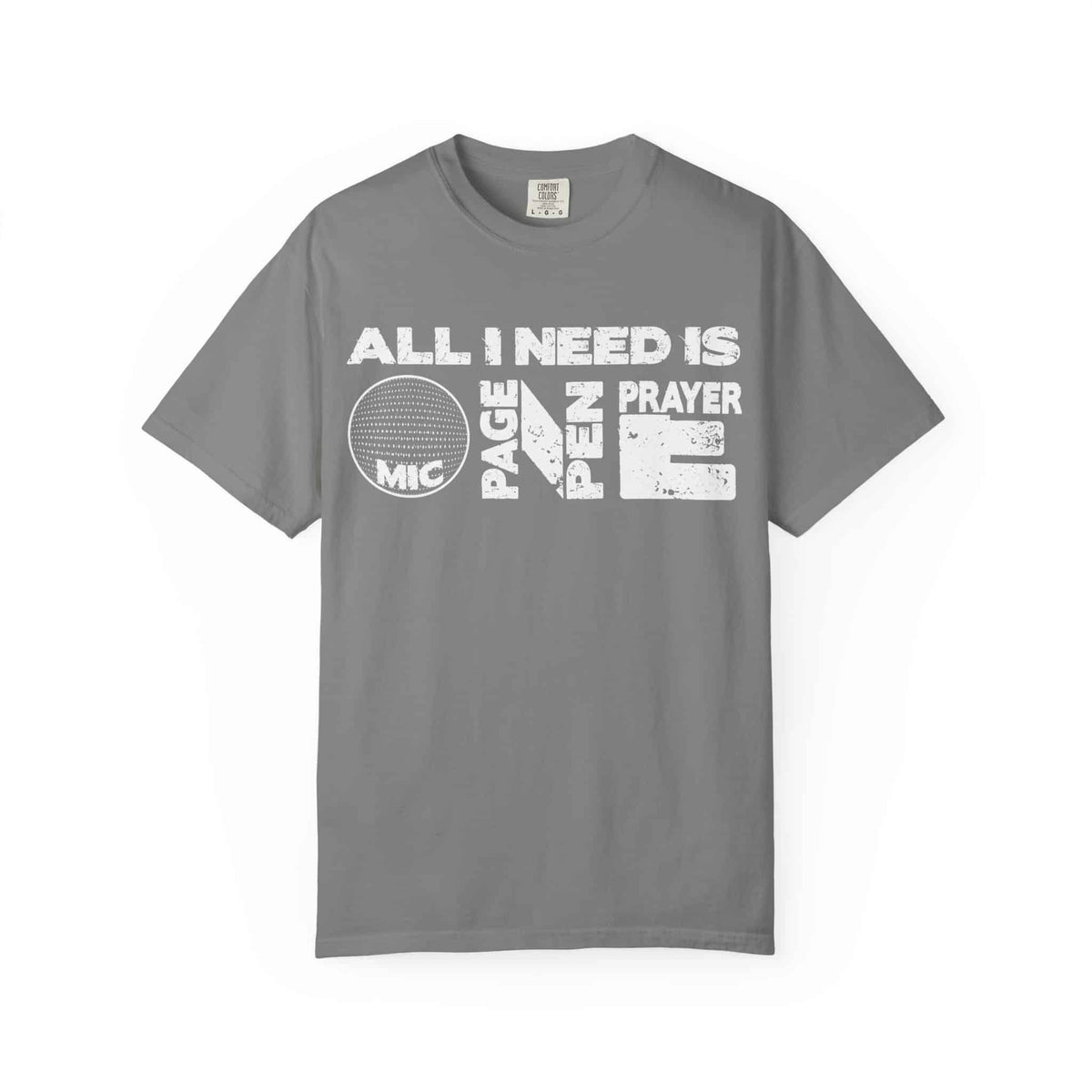 ALL_I_NEED_IS Unisex Garment-Dyed T-shirt image