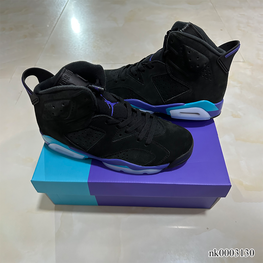 AJ 6 "Aqua" Shoes Sneakers - nk0003130 image 13