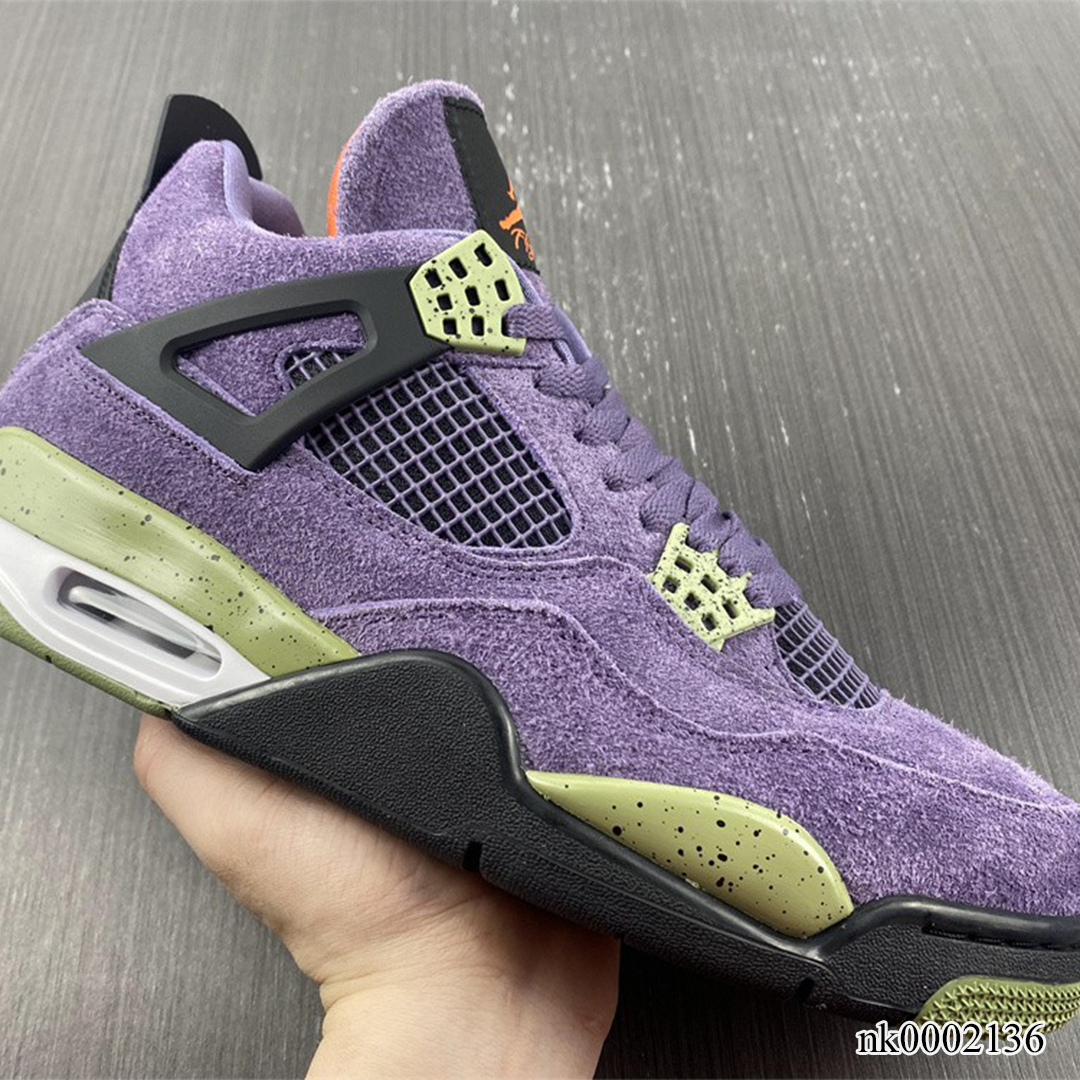 AJ 4 Canyon Purple Shoes Sneakers - nk0002136 image 2
