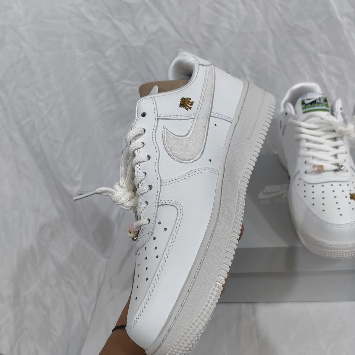 Air Force 1 Chenille Swoosh Year Of The Horse Shoes Sneakers - nk0004808 image 7