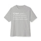 Lil Peep Unisex Oversized Boxy Tee - Athletic Heather, XL image