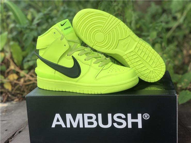 Dunk High Ambush Flash Lime Shoes Sneakers - nk0001696 image 3