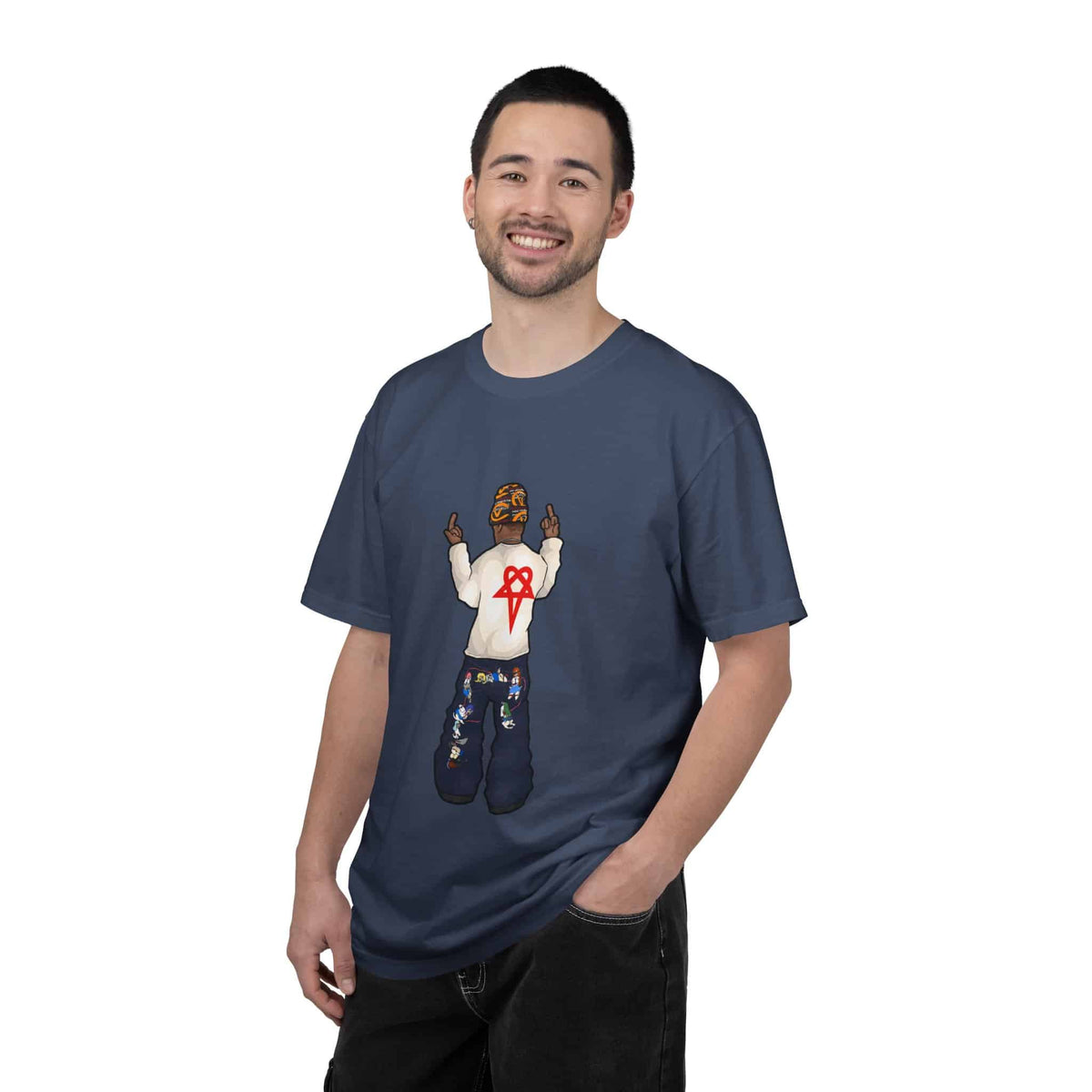 Rebel Attitude Unisex Garment-Dyed T-shirt image 74