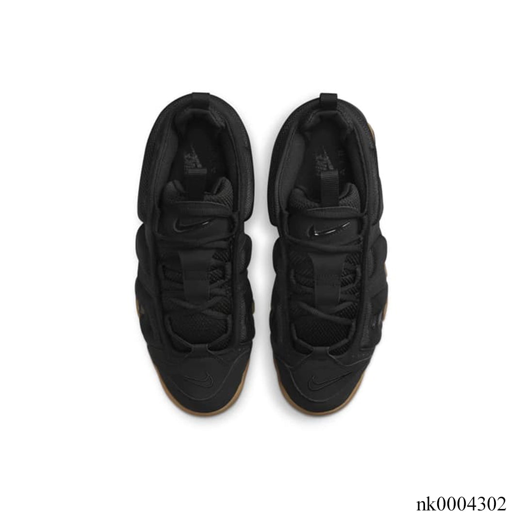 Air More Uptempo Low Black/Gum Shoes Sneakers - nk0004302 image 3