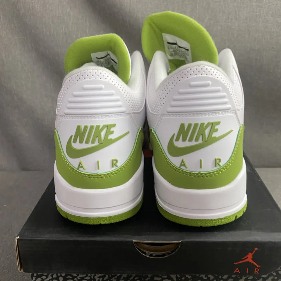 AJ 3 "White Matcha" Shoes Sneakers – nk0005594 image 5