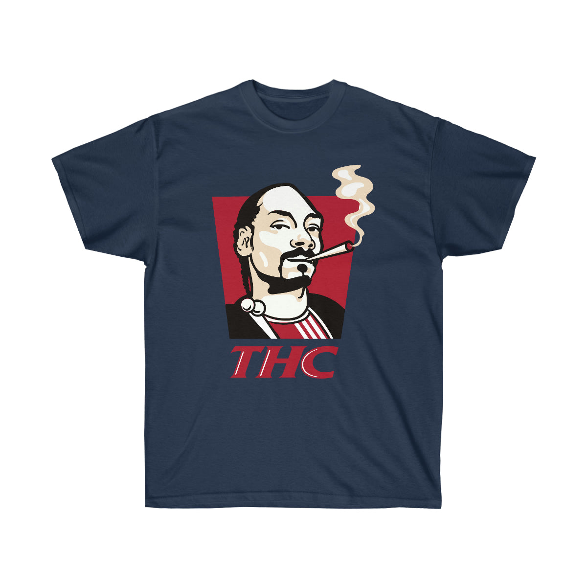 Snoop Dogg THC Smoke Men T-Shirt - Navy, L image
