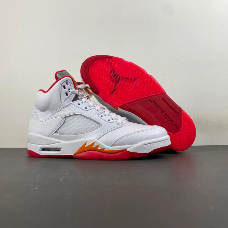 AJ 5 Retro Sunset Shoes Sneakers - nk0005053 image 3