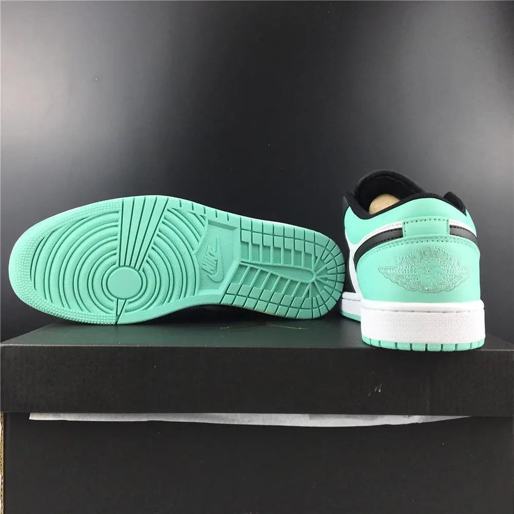AJ 1 Low Emerald Toe Shoes Sneakers - nk0000142 image 4