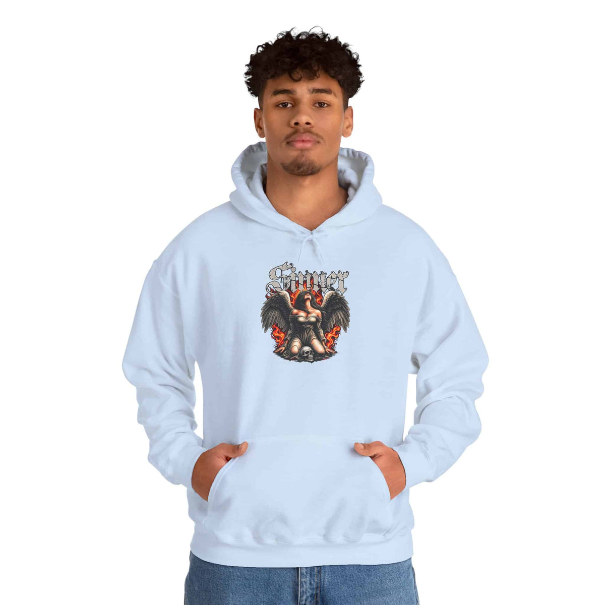 Sinner’s Flame Hooded Sweatshirt image 114