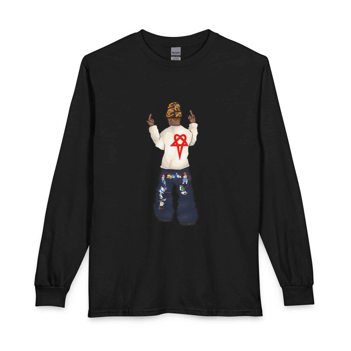 Rebel Attitude Long Sleeve T-Shirt image