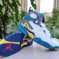 AJ 8 White Aqua Shoes Sneakers - nk0004142 image 6