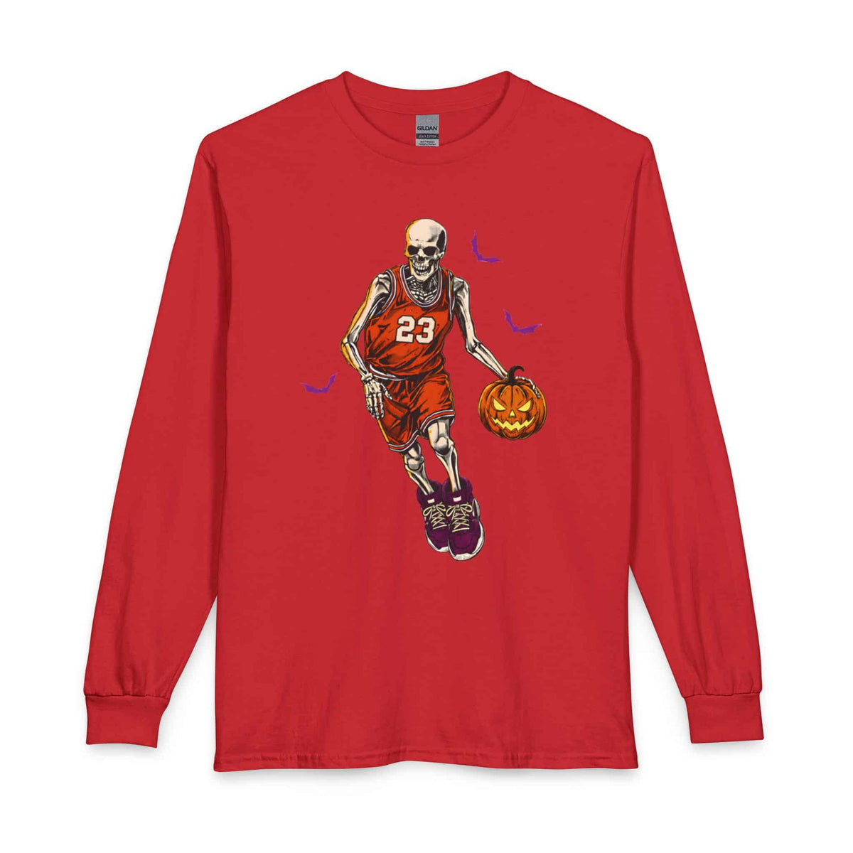 Halloween Basketball Long Sleeve T-Shirt image