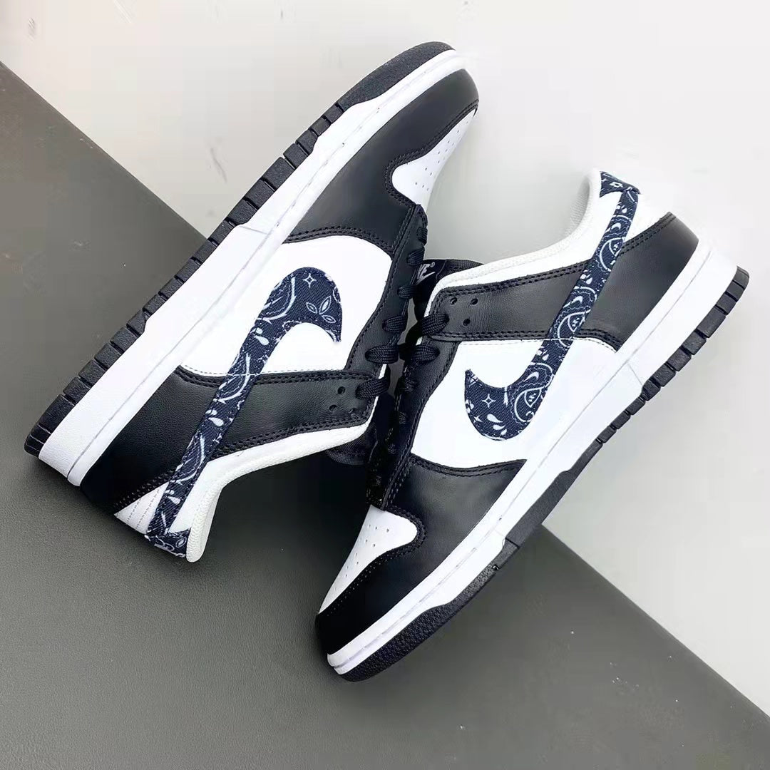 Dunk Low Black Paisley Shoes Sneakers - nk0001836 image 7