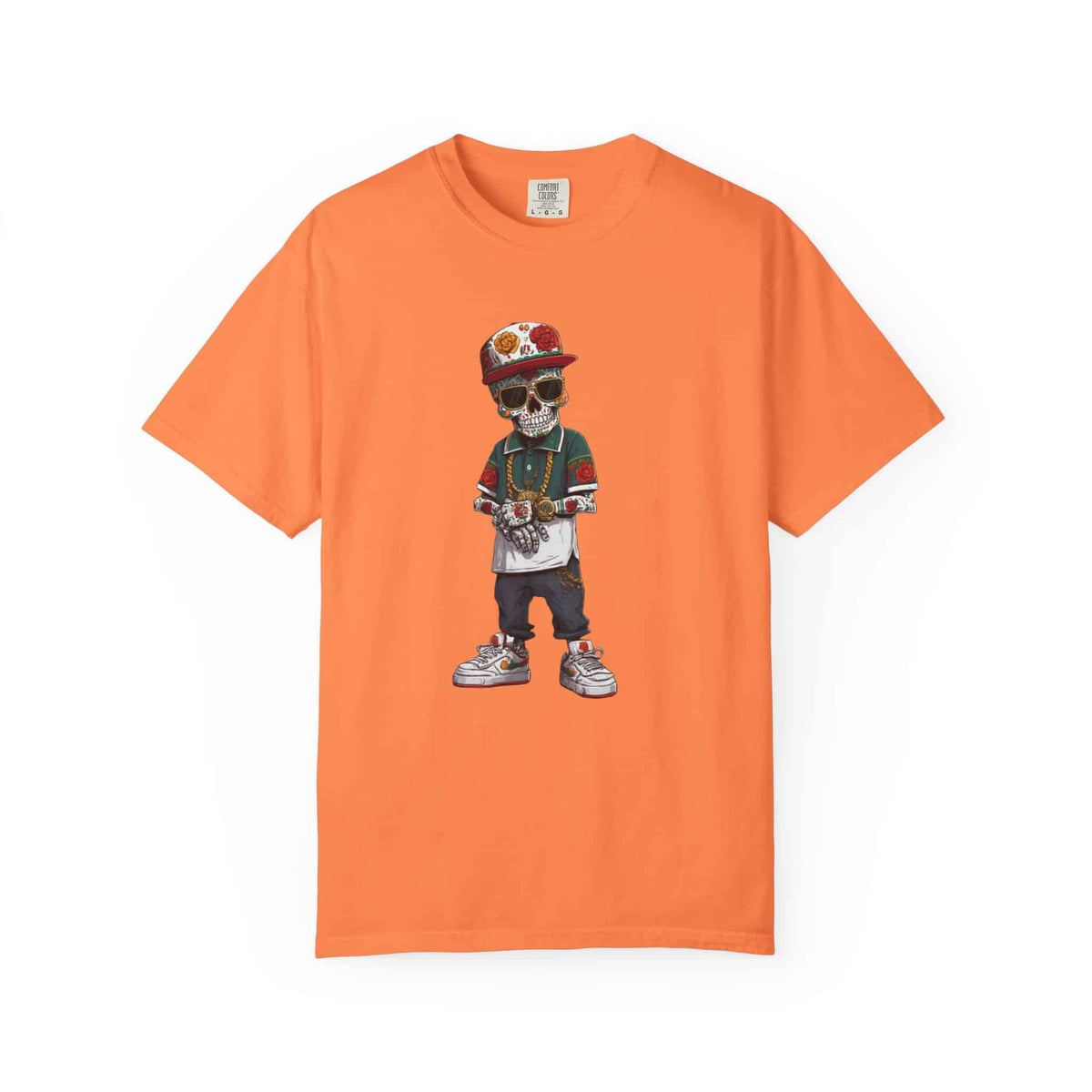 Skull Luxury Unisex Garment-Dyed T-shirt image