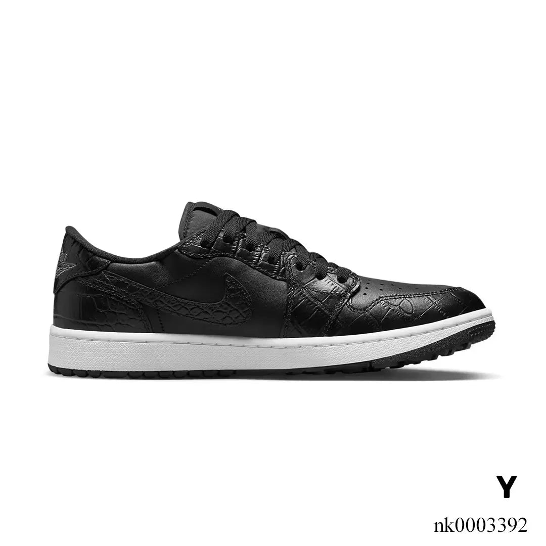 AJ 1 Low Golf Black Crocodile Shoes Sneakers - nk0003392 image