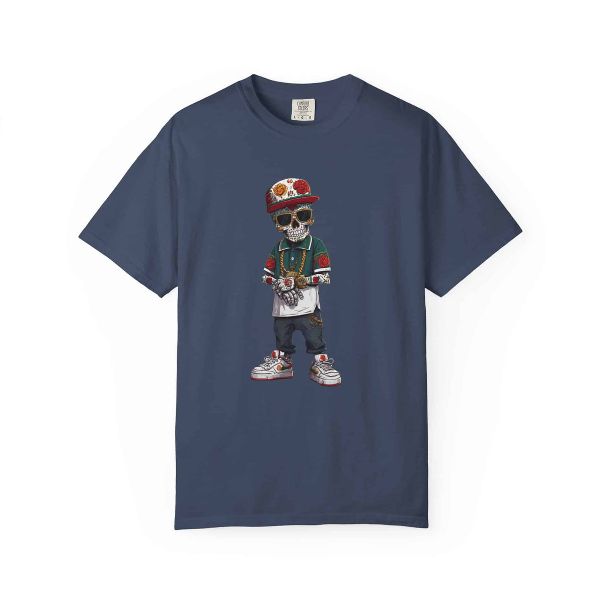 Skull Luxury Unisex Garment-Dyed T-shirt image 60