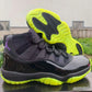 AJ 11 Black/Barely Volt Shoes Sneakers - nk0004338 image 6