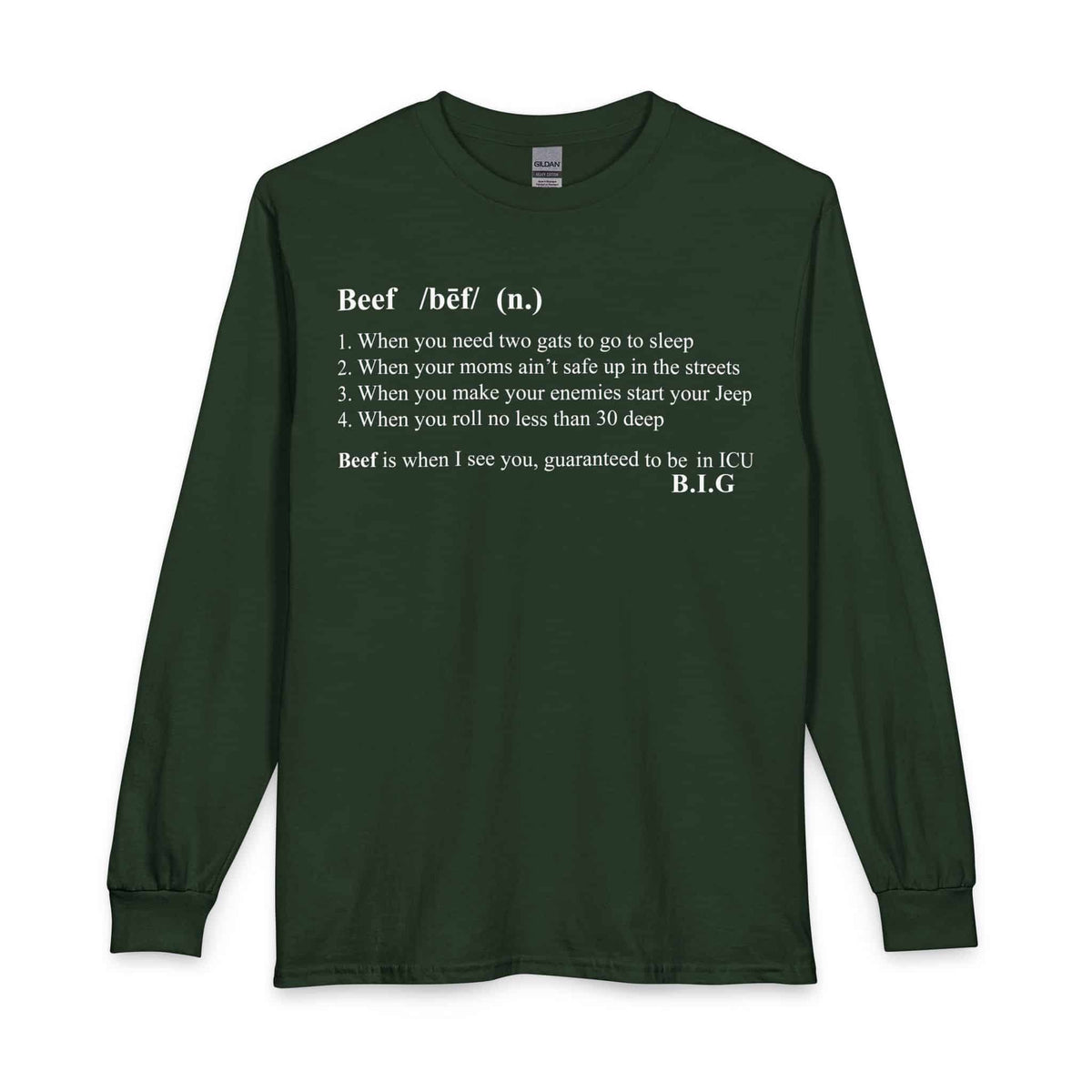 Beef Definition Long Sleeve T-Shirt image