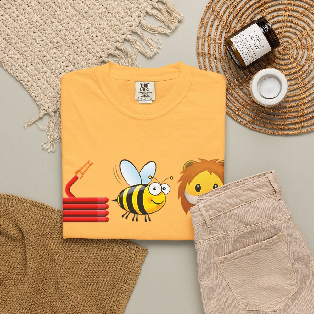 Bee Unisex Garment-Dyed T-shirt image 27