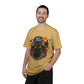 Spooky Streetwear Masked Unisex Garment-Dyed T-shirt image 34