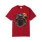 Spooky Streetwear Masked Unisex Garment-Dyed T-shirt image