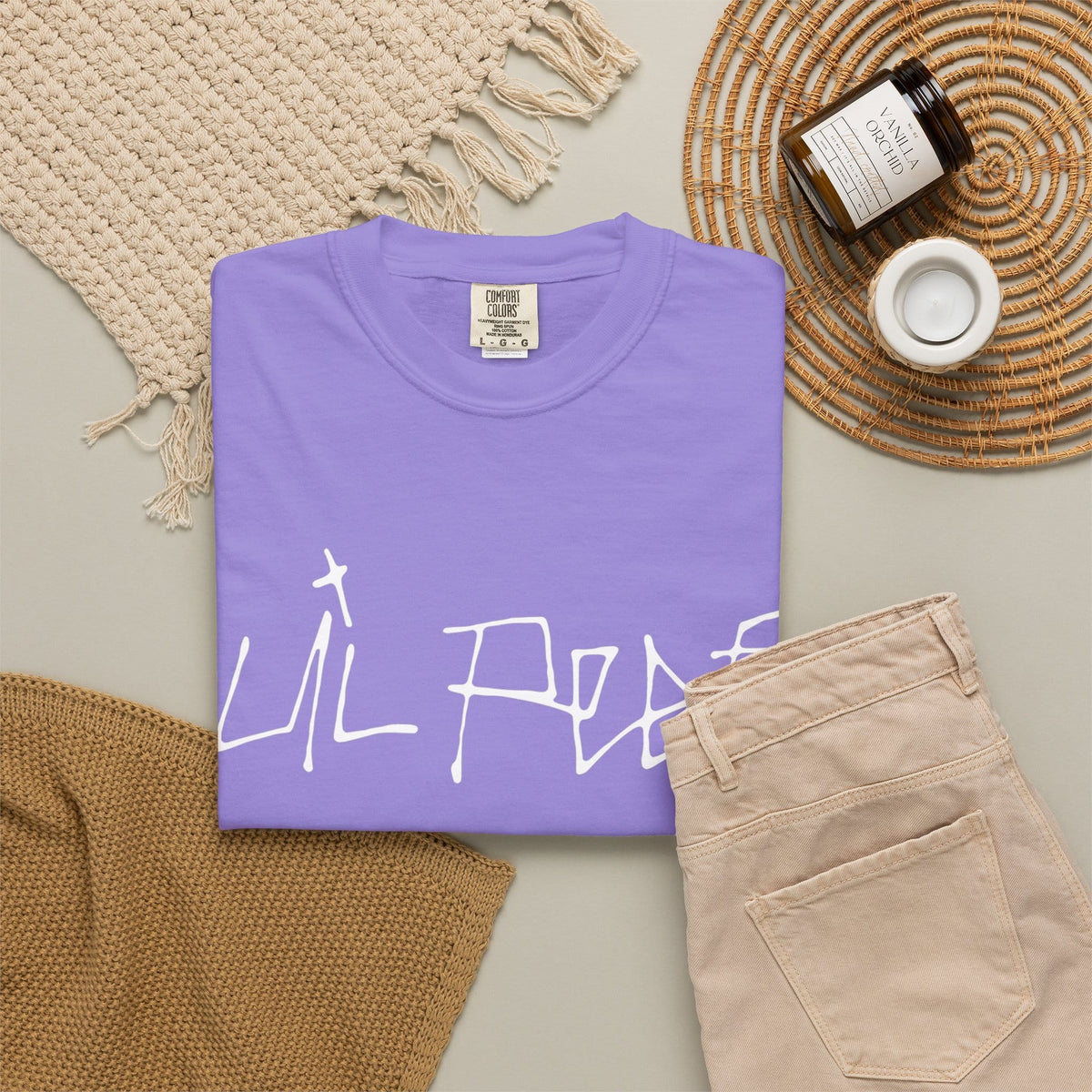 Lil Peep Unisex Garment-Dyed T-shirt image 31