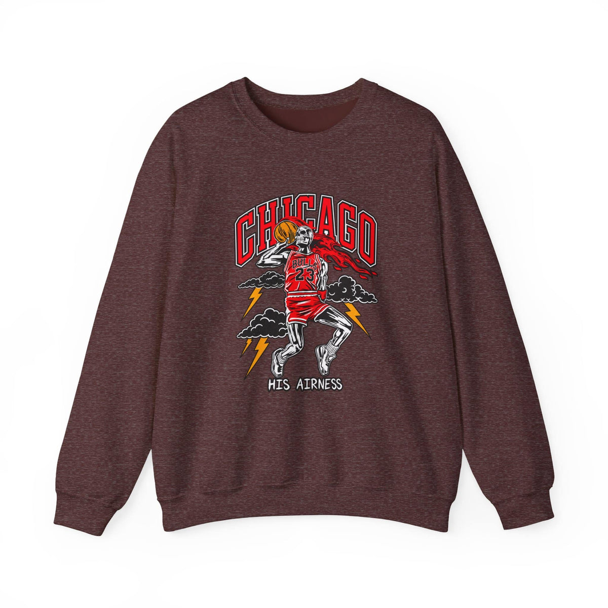 Graphic Print Crewneck Sweatshirt - POD0038 image