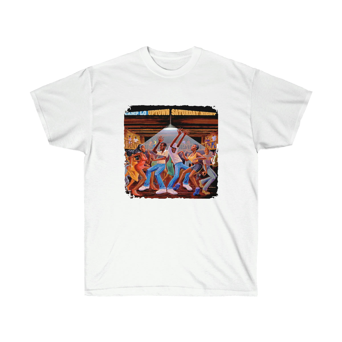 Rap CLO Uptown Saturday Night Men T-Shirt - White, XL image