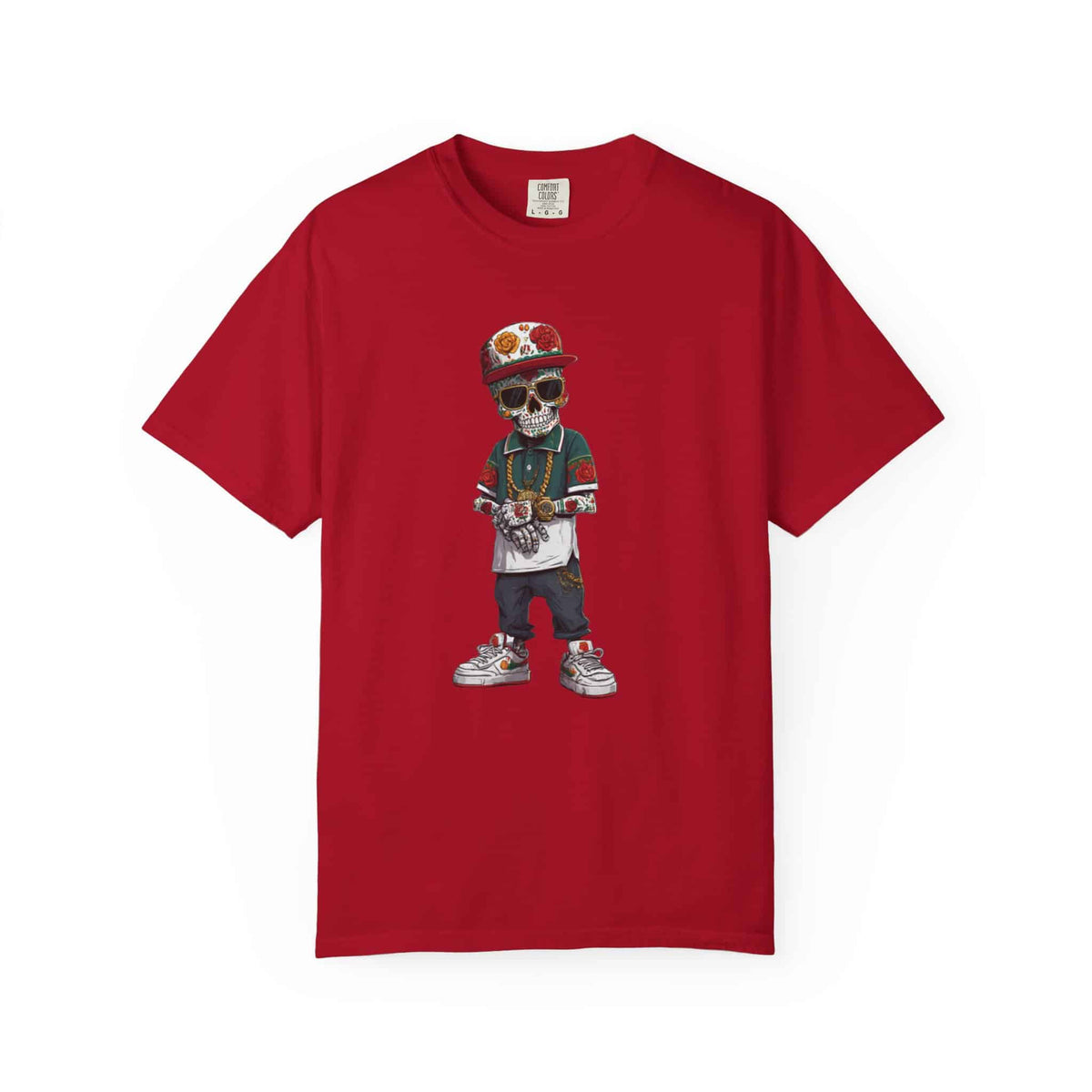 Skull Luxury Unisex Garment-Dyed T-shirt image