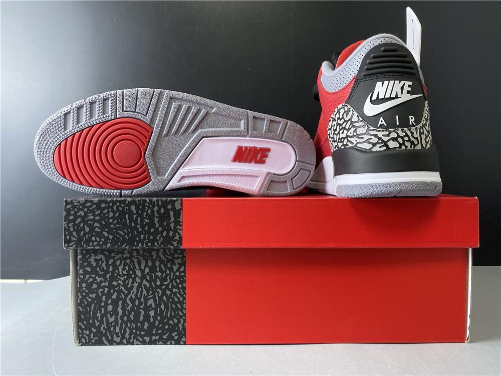 AJ 3 Retro SE Unite Fire Red Shoes Sneakers - nk0000757 image 17
