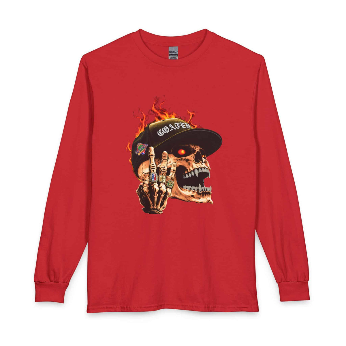 GOATED Skull Long Sleeve T-Shirt image 16