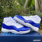 AJ 11 Blue White Shoes Sneakers - nk0003695 image 10
