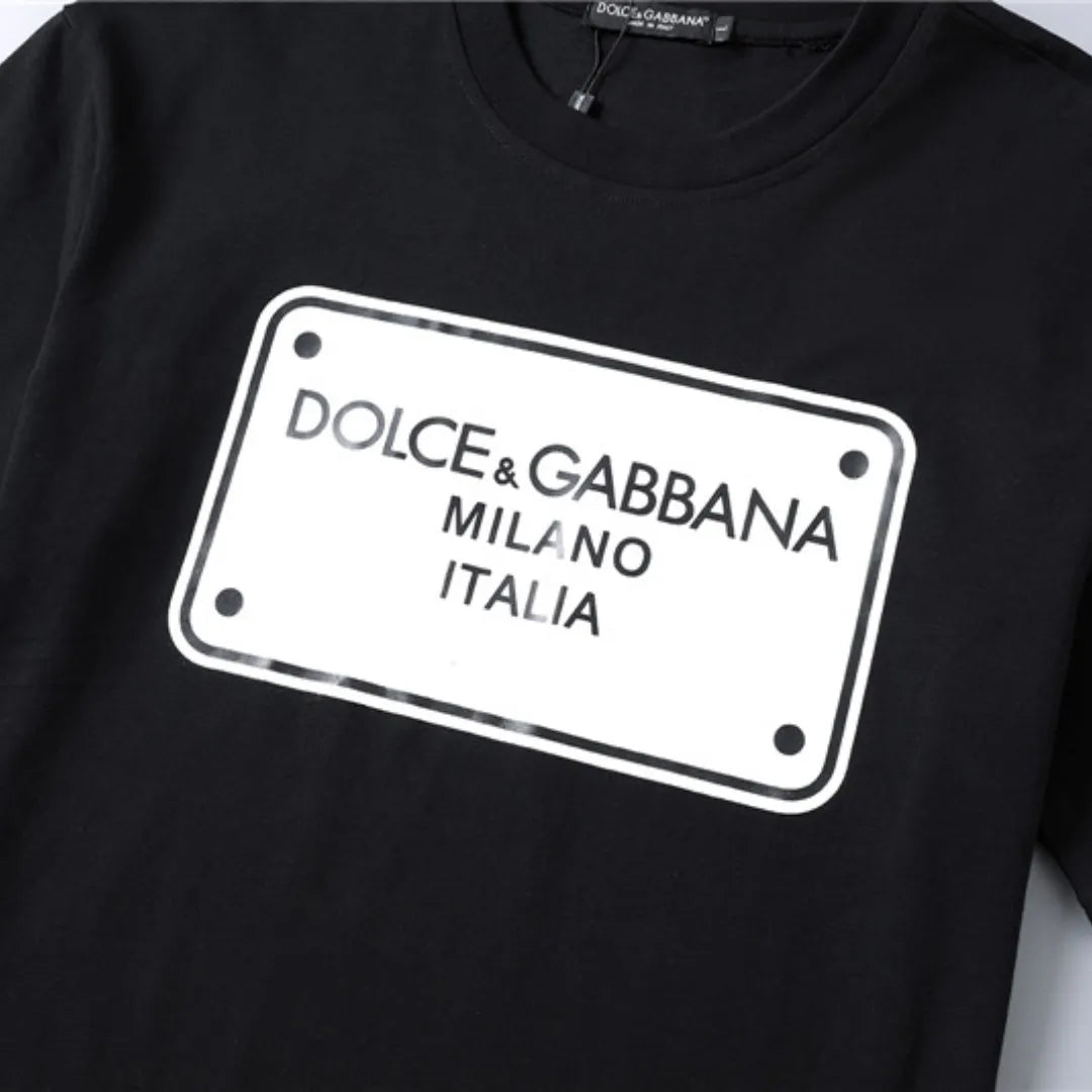 D&G Logo Print T-shirt in Black - 113 - dng0000113 image 5
