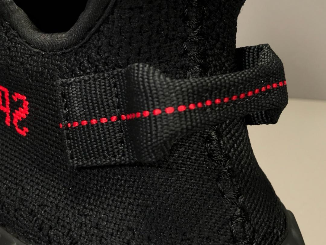 YzY Boost 350 V2 Black Red Shoes Sneakers - ad0000012 image 15
