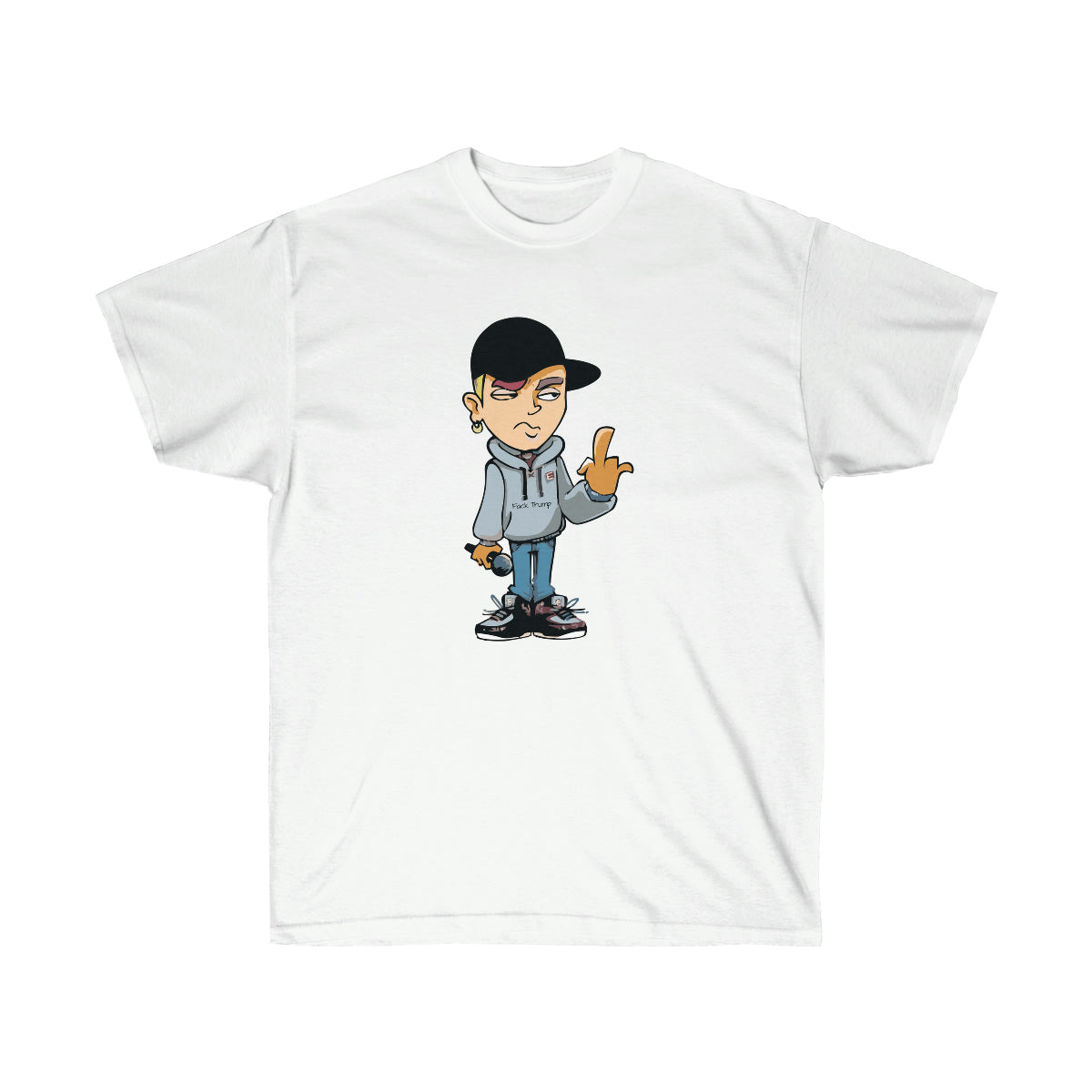 FK You Men T-Shirt - White, S image