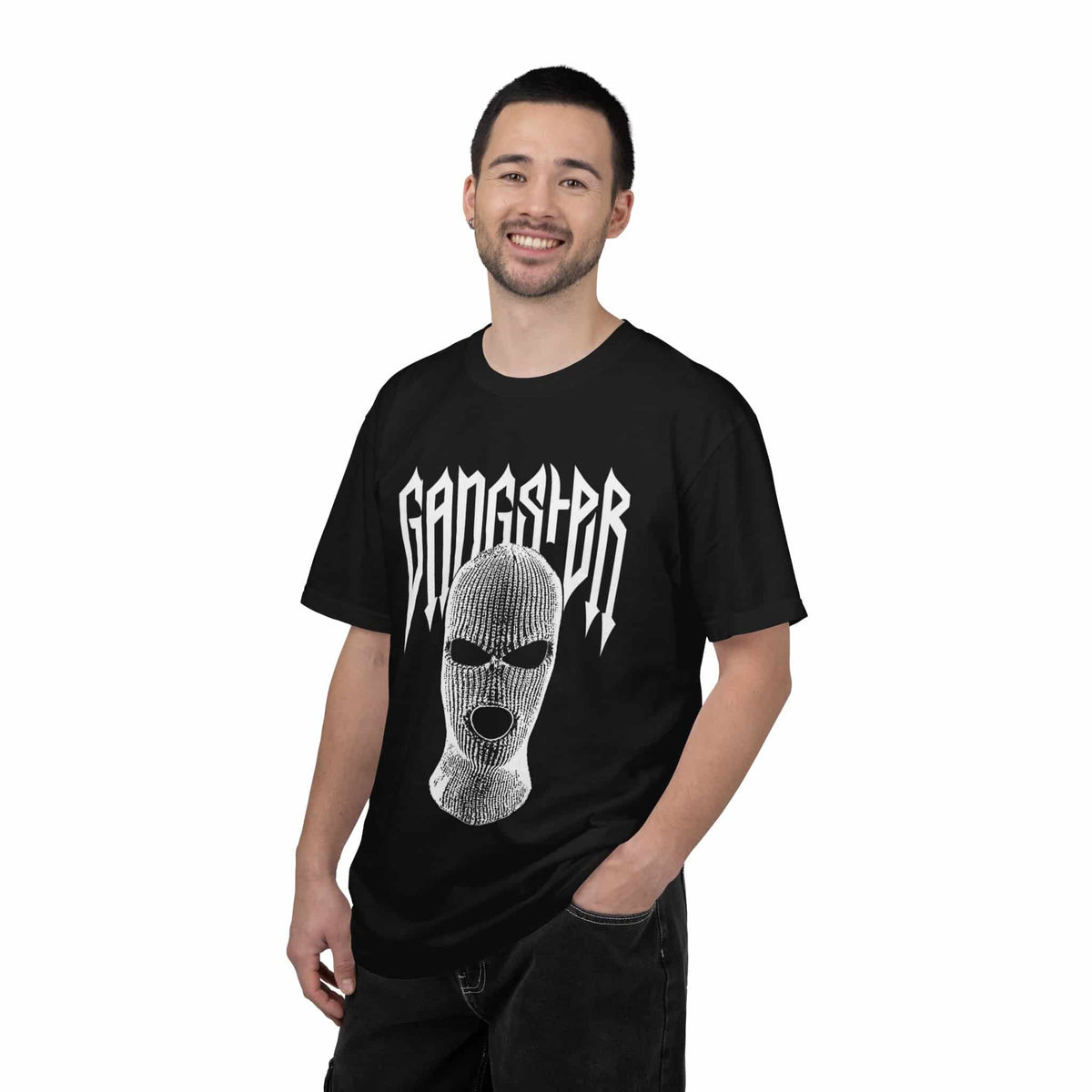 Gangster Mask Unisex Garment-Dyed T-shirt image 4