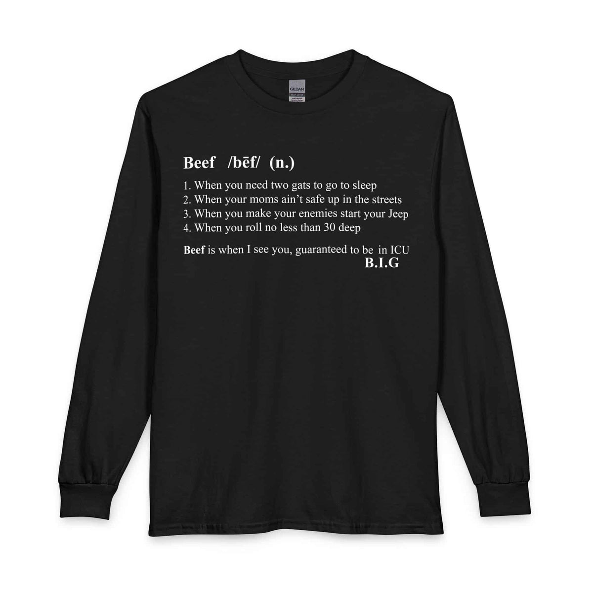 Beef Definition Long Sleeve T-Shirt image