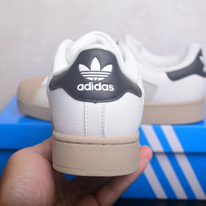 AD Superstar II "Core White / Core Black / Khaki Three" Shoes Sneakers - nk0005443 image 2