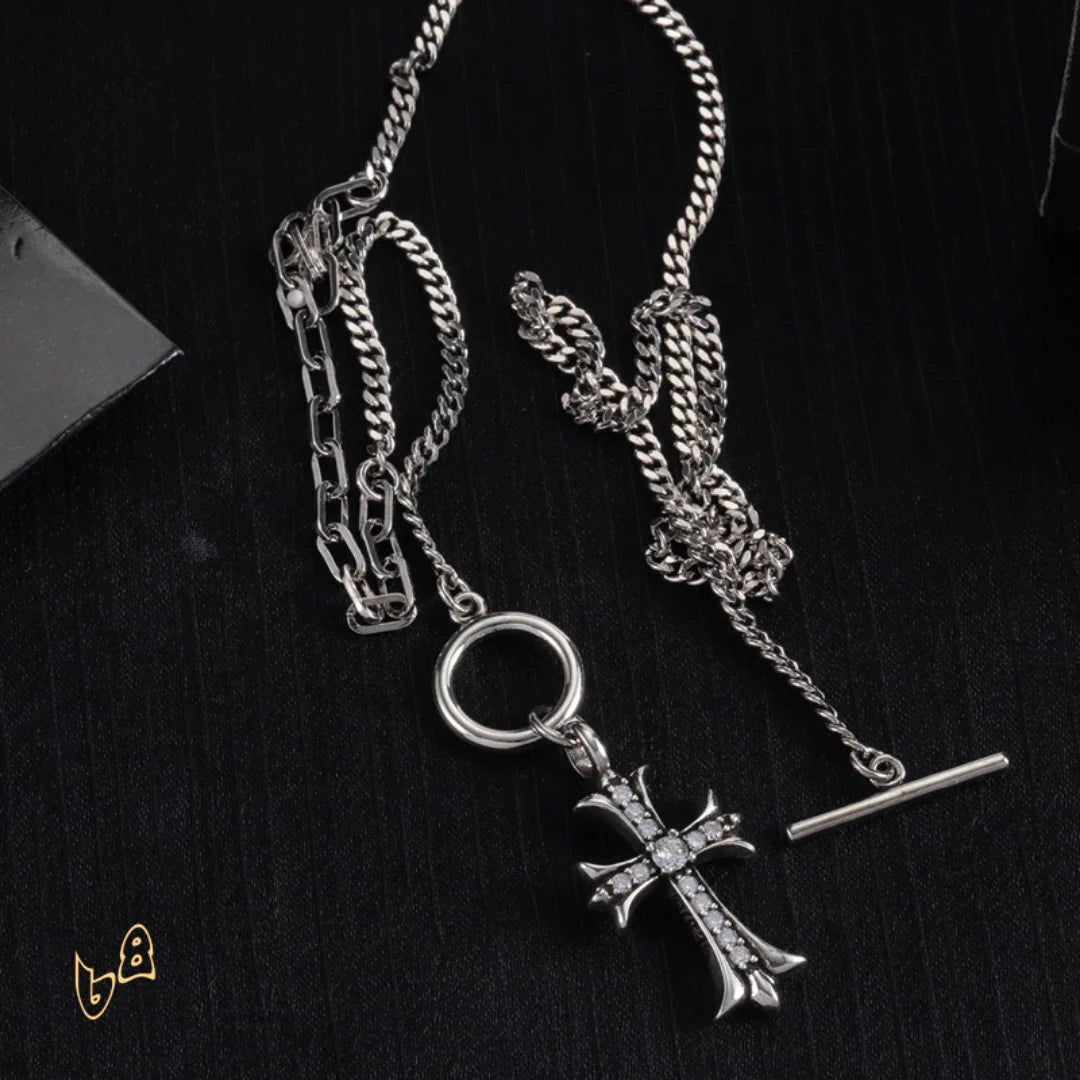 CH Cross Pendant Necklace - CH0040 image 3