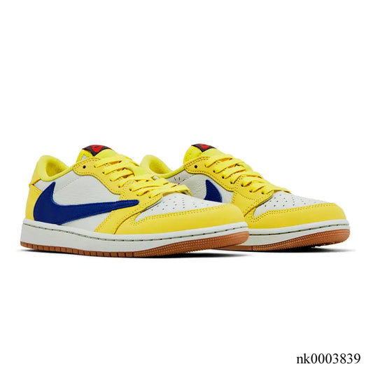 Travis Scott x AJ 1 Low OG Canary/Elkins Shoes Sneakers - nk0003839 image 2