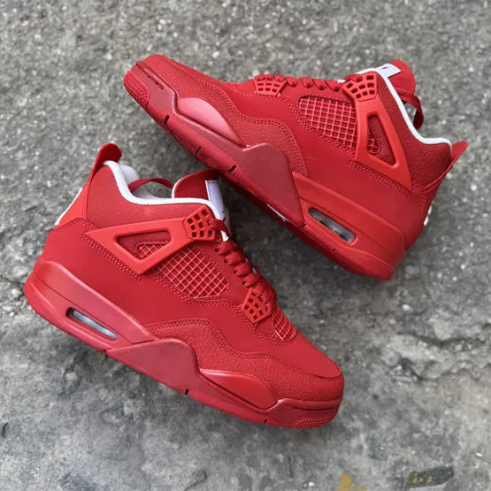 AJ 4 Triple Red Shoes Sneakers - nk0004844 image 11