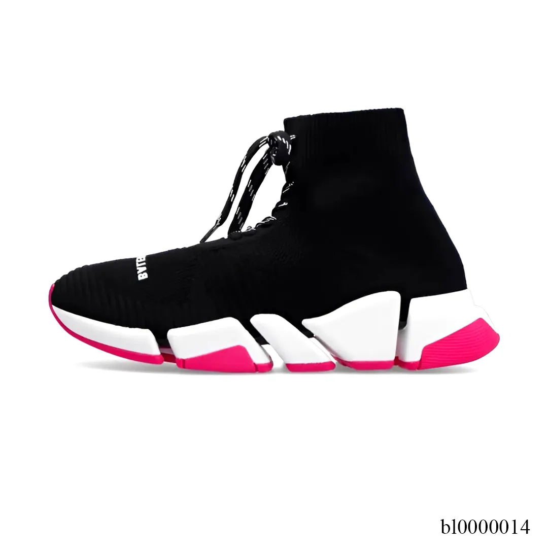 BLCG Speed 2.0 Lace-Up Black Pink Shoes Sneakers - bl0000014 image 1
