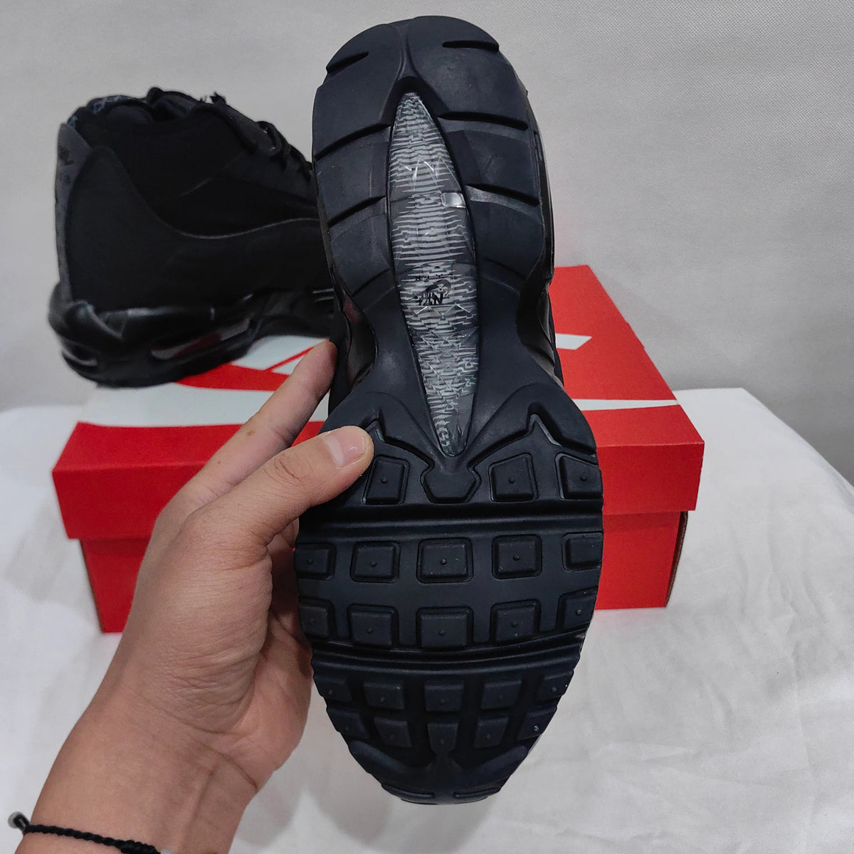 AM 95 Sneakerboot Black Shoes Sneakers - nk0005018 image 10